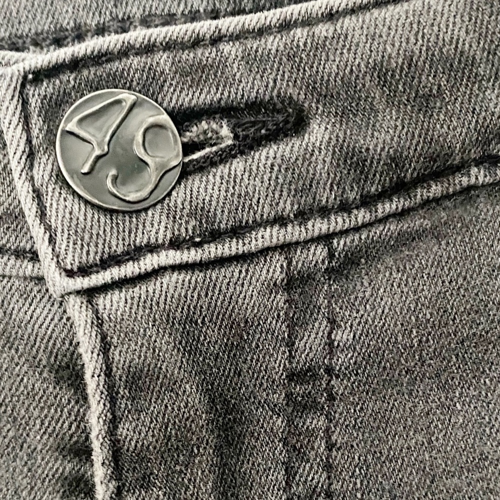 AG Adriano Goldschmied 🌟AG-ed Sz 28R The Farrah Skinny Ankle High Rise Jean Grey - Picture 5 of 10